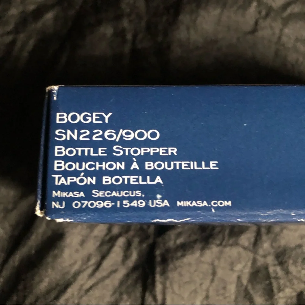 Vintage Mikasa Crystal Bottle Stopper - Bogey Golfer - Picture 4 of 15